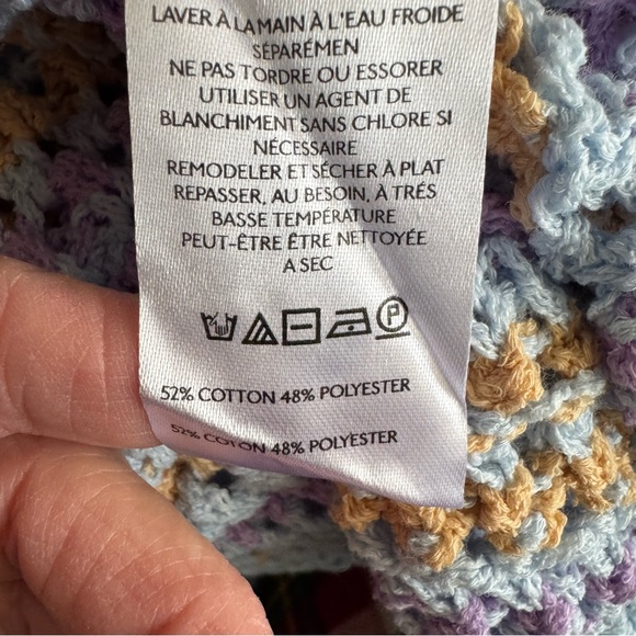 Free People Beach Colette Crocheted Bohemian Oversized Cardigan - Picture 8 of 8